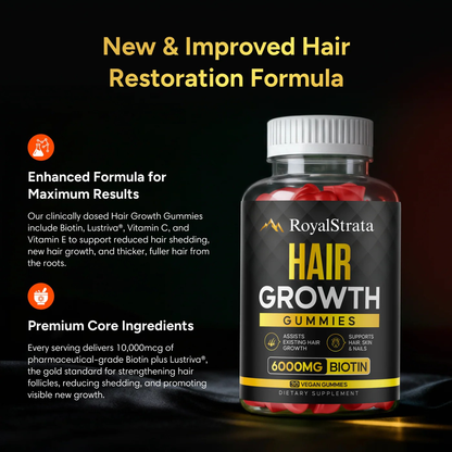 ROYALSTRATA™ Hair Growth Gummies
