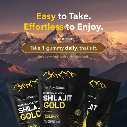 ROYALSTRATA™ Pure Shilajit Gummies – Now 6-in-1 Support